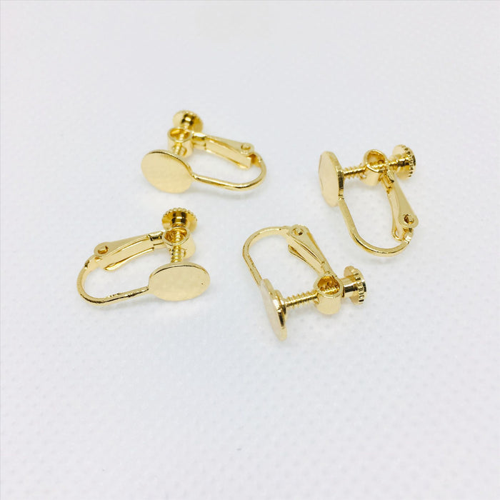 Wholesale Jewelry accessories, ear clips, copper frame plated with sealing oil, adjustable accessories without ear holes, ear clips that can be dipped in oil