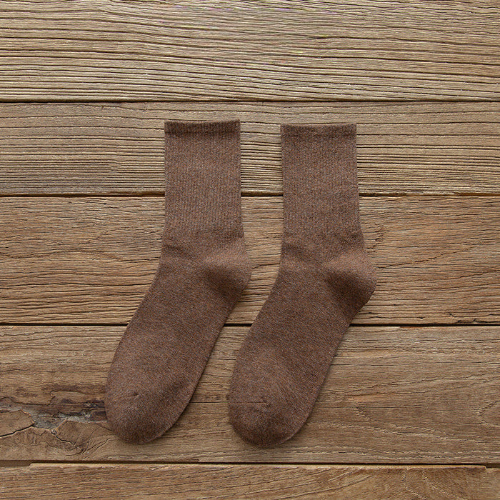 Wholesale Trendy  Cotton Socks Solid Color JDC-SK-LingX002