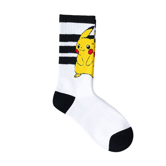 Wholesale Spring Socks Women's Mid-tube Trendy Cartoon Cute Sweet Couple Socks