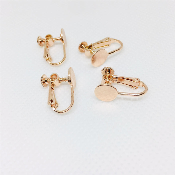 Wholesale Jewelry accessories, ear clips, copper frame plated with sealing oil, adjustable accessories without ear holes, ear clips that can be dipped in oil