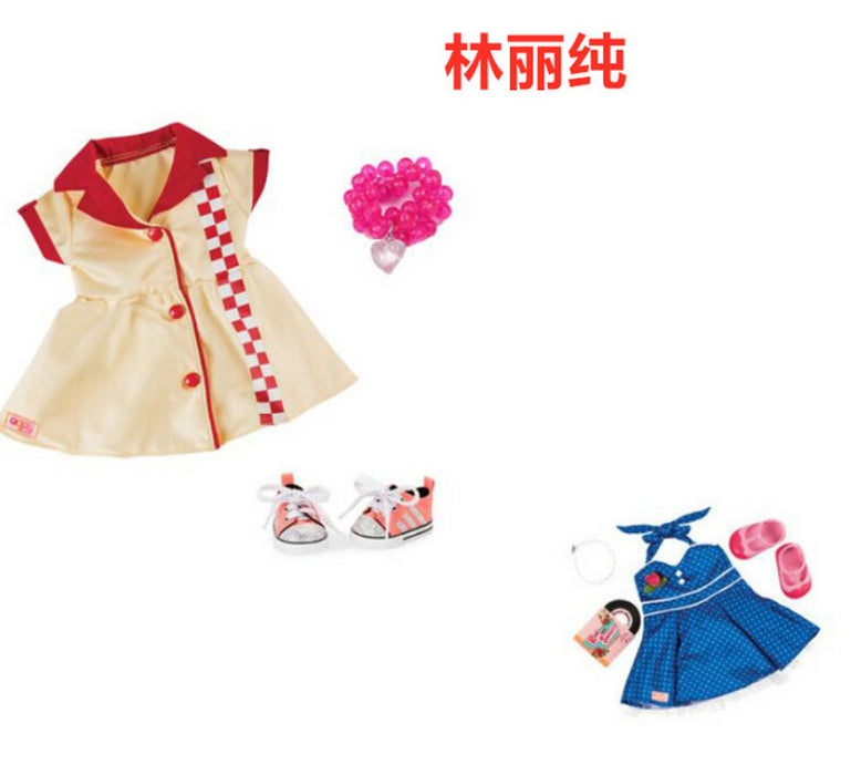 Wholesale 18inch Girl Doll Clothes Doll Clothes Tutu Shoes Set