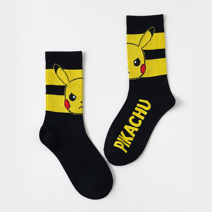 Wholesale Spring Socks Women's Mid-tube Trendy Cartoon Cute Sweet Couple Socks