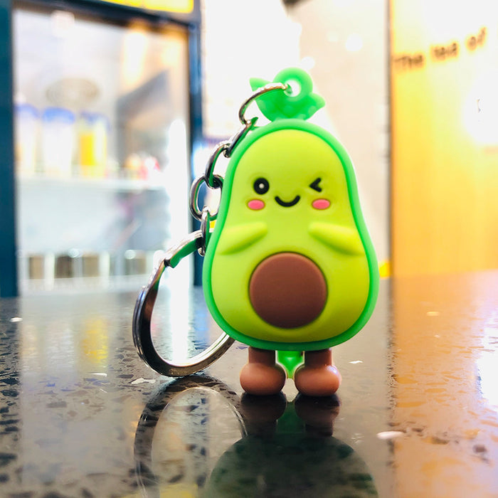Wholesale Cartoon keychain pendant, doll, PVC backpack, cute little gift, key pendant
