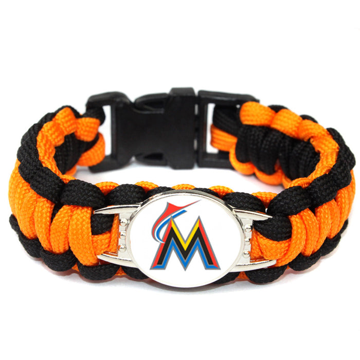 Wholesale Baseball umbrella rope bracelet field life-saving bracelet
