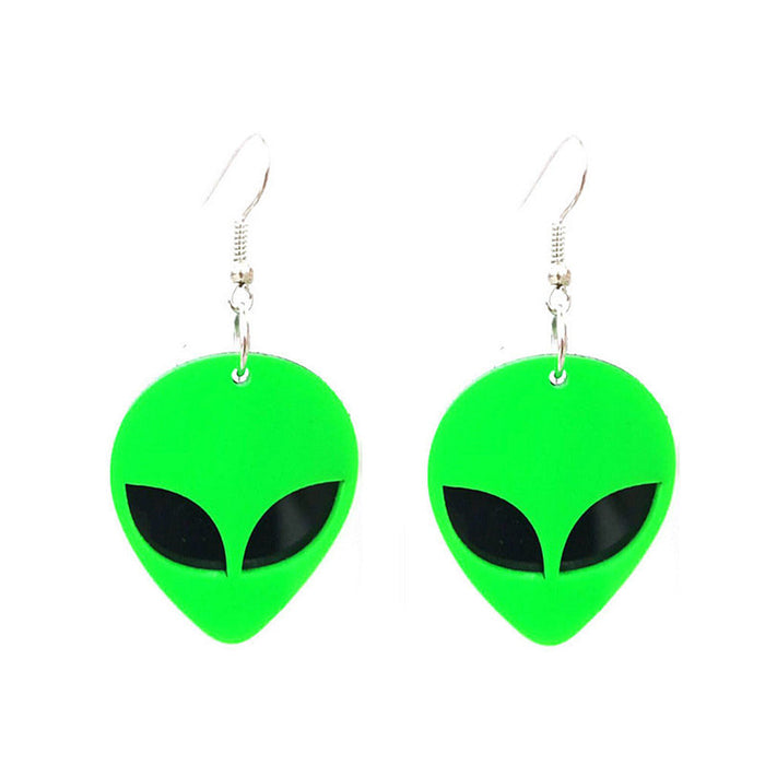 Wholesale Acrylic Alien Earrings JDC-ES-ChouD002
