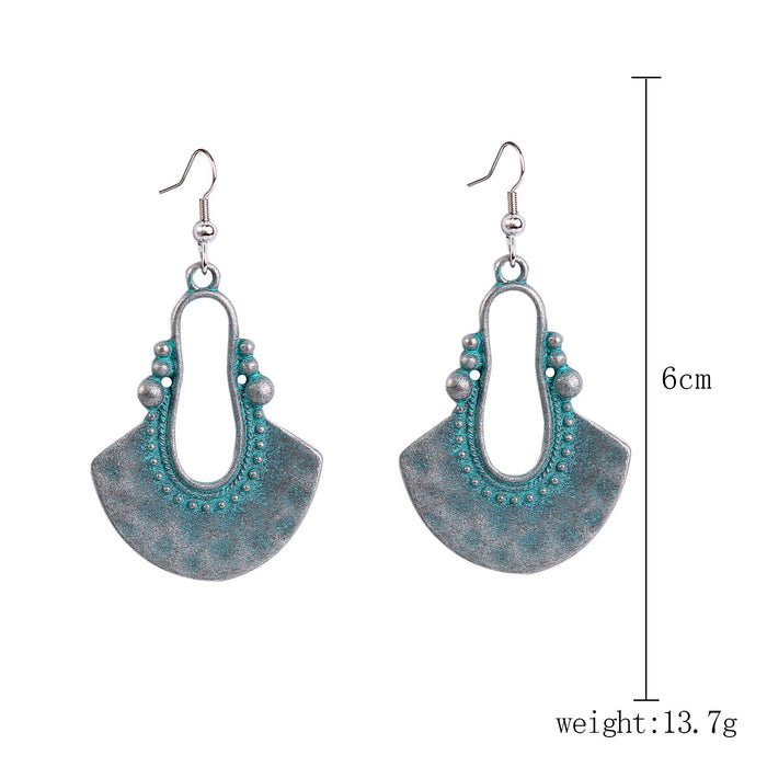 Wholesale Bohemian Retro Vintage Turquoise Earring Set