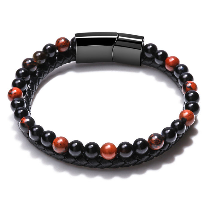 Wholesale Natural Stone Beads Bracelet JDC-BT-ZiGe001