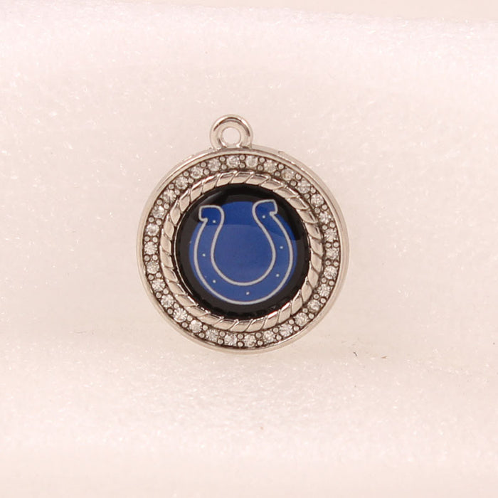 Wholesale Diamond pendant  charms olive team hand necklace small pendant  jewelry accessories