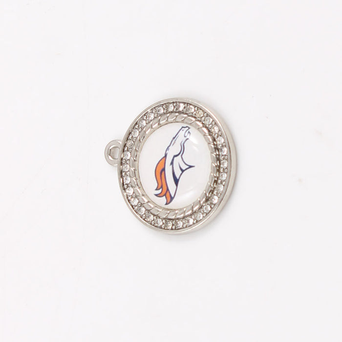 Wholesale Diamond Pendant Olive Team Patriotic Pendant Jewelry Accessories