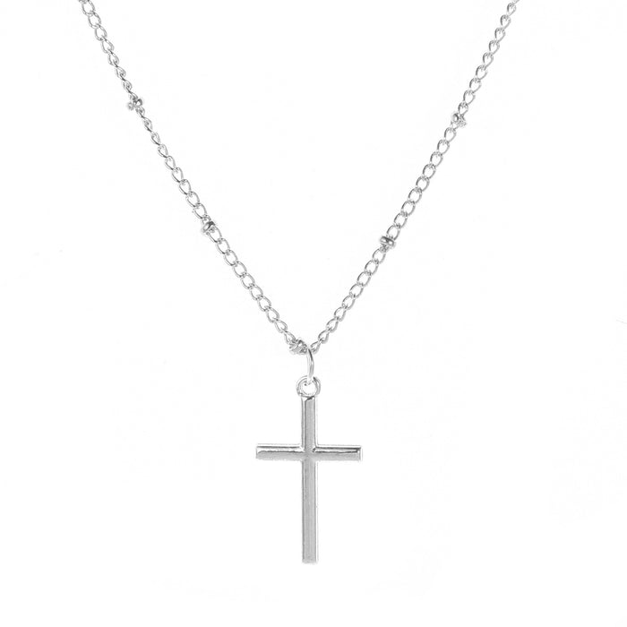 Wholesale Jewelry Cross Pendant Necklace Clavicle Chain Long Pendant Necklace