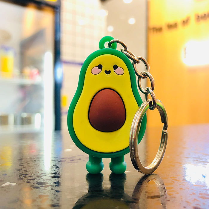 Wholesale Cartoon keychain pendant, doll, PVC backpack, cute little gift, key pendant