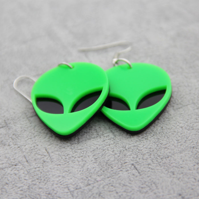 Wholesale Acrylic Alien Earrings JDC-ES-ChouD002