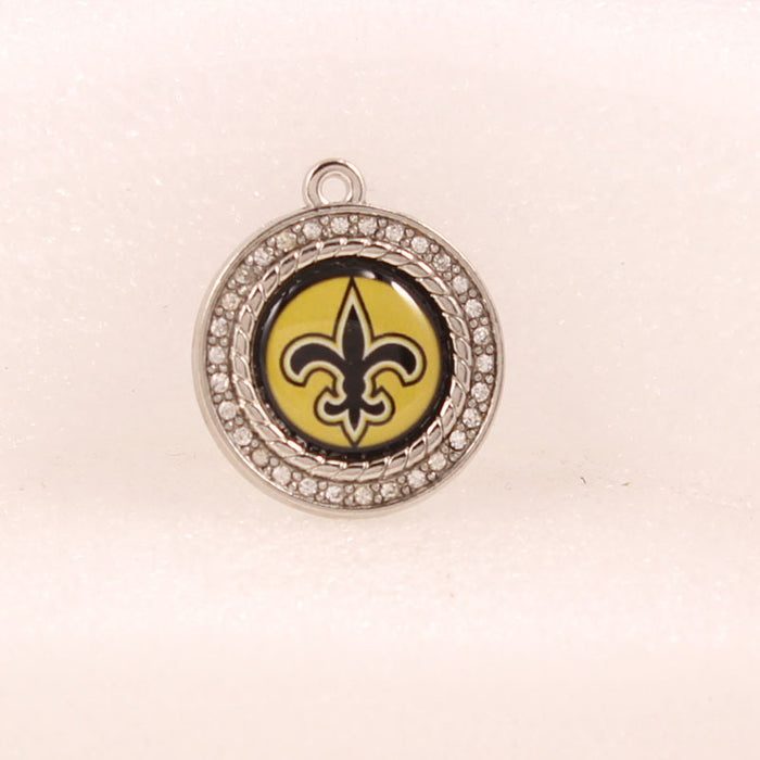 Wholesale Diamond pendant  charms olive team hand necklace small pendant  jewelry accessories