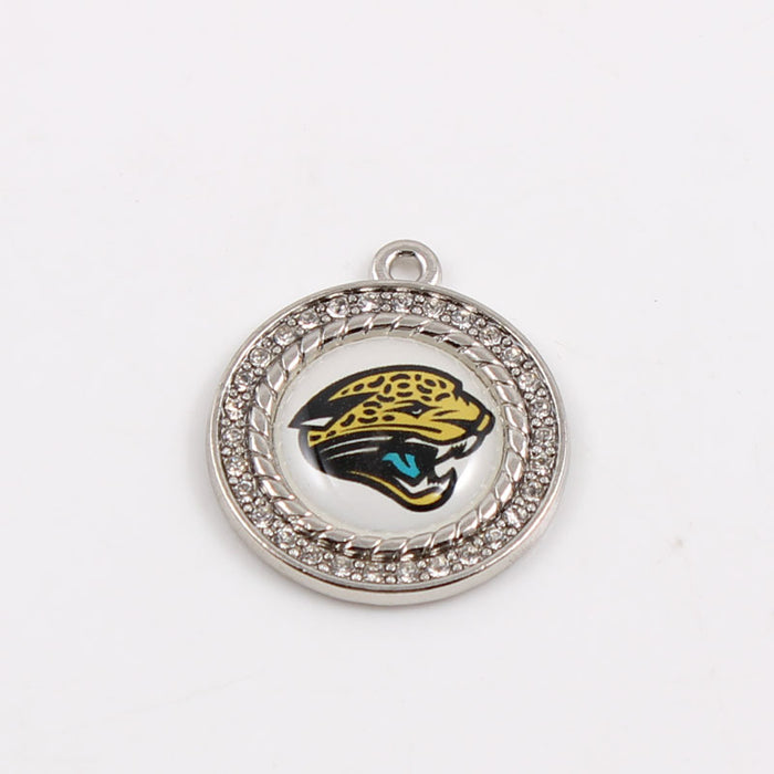 Wholesale Diamond Pendant Olive Team Patriotic Pendant Jewelry Accessories