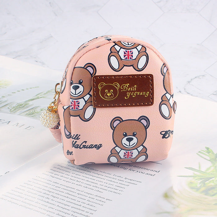 Wholesale PU Cartoon Cute Bear Coin Purse JDC-WT-YouTu014