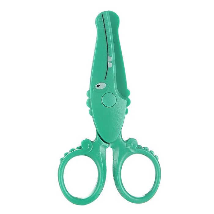 Wholesale Plastic scissors children' s safety handmade scissors cute cartoon home scissors