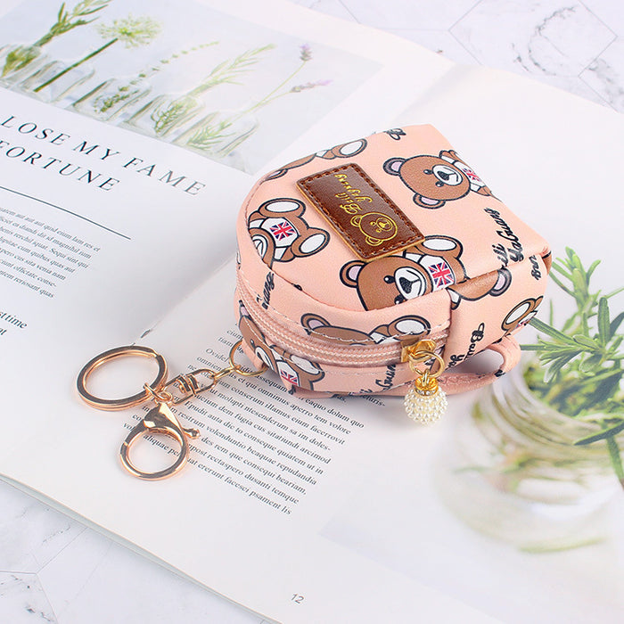 Wholesale PU Cartoon Cute Bear Coin Purse JDC-WT-YouTu014