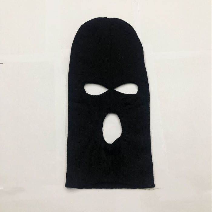 Wholesale Three-hole Double-layer Face Protection Wool Hat JDC-FH-HXL002