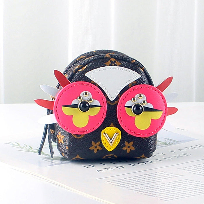 Wholesale PU Small School Bag Integrated Zipper Coin Purse JDC-WT-YouTu004