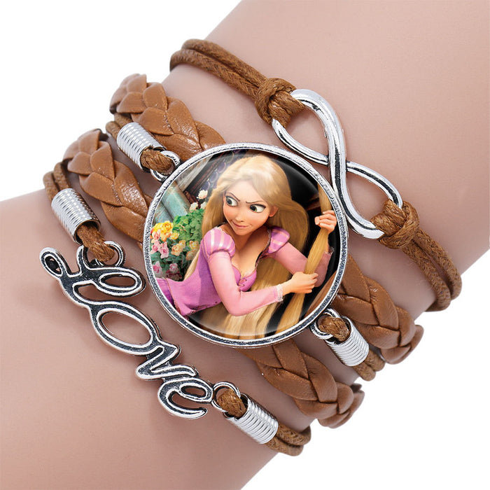 Wholesale Cartoon Braided Multi-layer Gemstone Bracelet JDC-BT-NH018