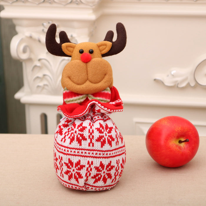 Wholesale Christmas Apple Bag, Handbag, Christmas Eve Gift Bag, Kidsren' s Small Gift Bag, Christmas Apple Bag