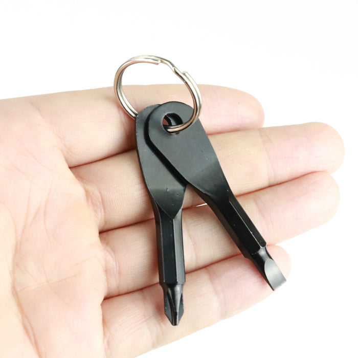 Wholesale Alloy Outdoor Screwdriver Multifunctional Keychain JDC-KC-HouJia002