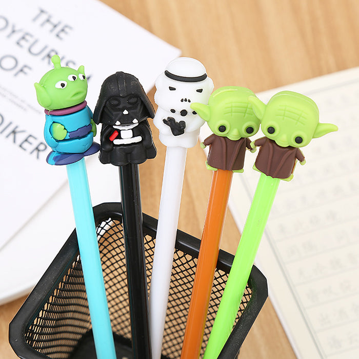 Wholesale Cartoon Cute Student Black Gel Pen Exam Pen (M) JDC-BP-XingCh013