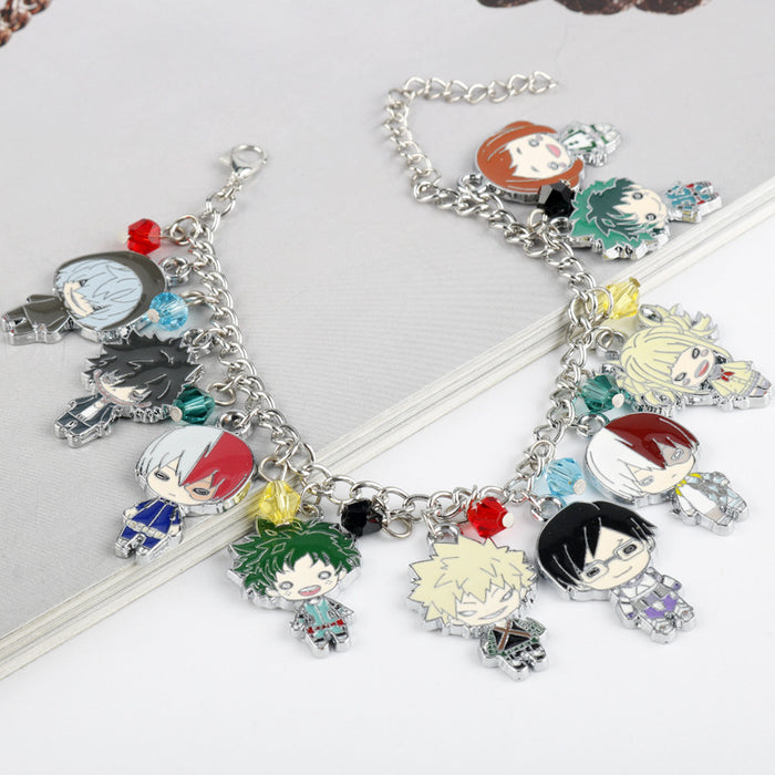 Wholesale Cartoon Anime Alloy Pendant Bracelet JDC-BT-HeYu001