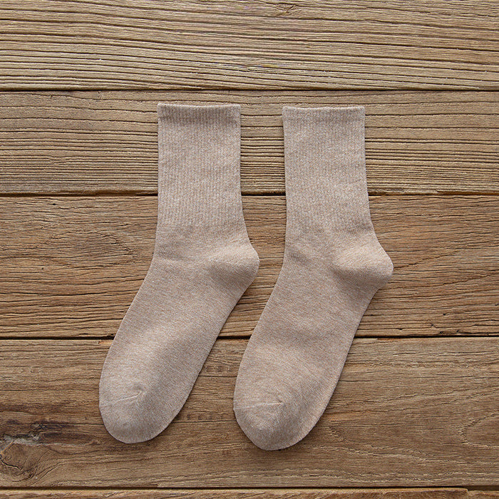 Wholesale Trendy  Cotton Socks Solid Color JDC-SK-LingX002