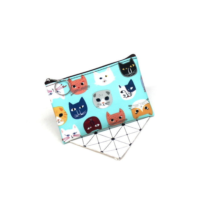 Wholesale Children's Wallet Cartoon Kitten Head Candy Color JDC-WT-QW015