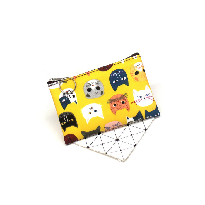 Wholesale Children's Wallet Cartoon Kitten Head Candy Color JDC-WT-QW015