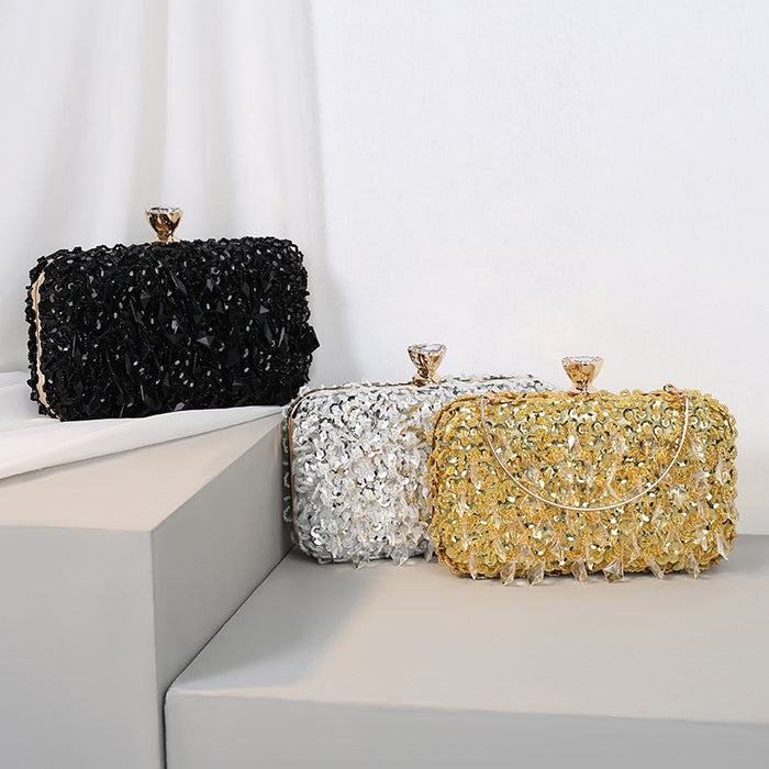 Wholesale Fashion Hot Item Pure Handmade Bead Handbag Socialite Dress Dinner Bag Women's Banquet Evening Bag JDC-HB-MM009