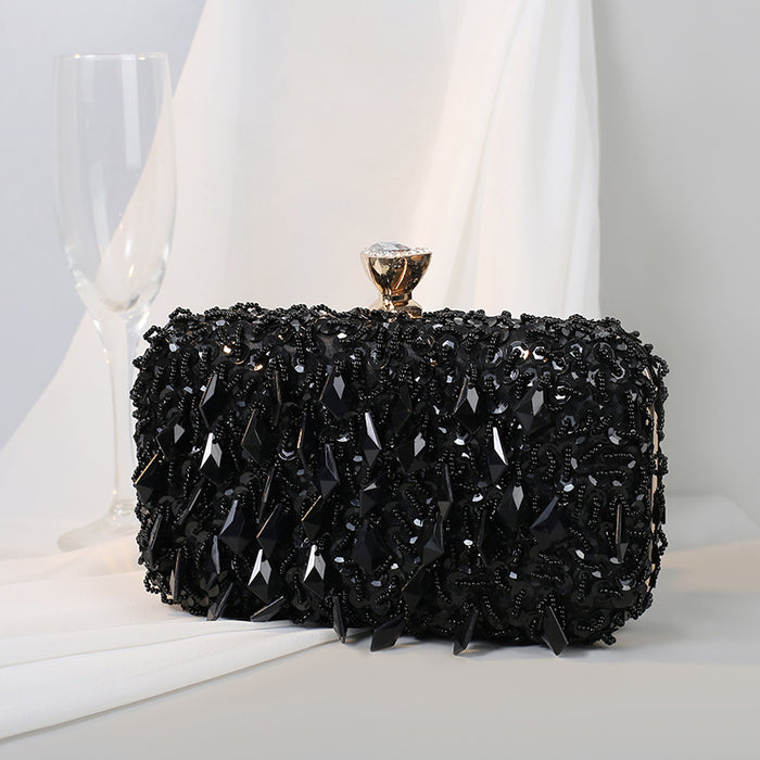 Wholesale Fashion Hot Item Pure Handmade Bead Handbag Socialite Dress Dinner Bag Women's Banquet Evening Bag JDC-HB-MM009