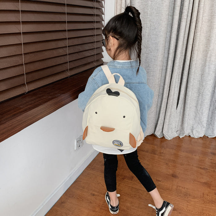 Wholesale Cute Children's Backpack Parent-child Bag Canvas Small School Bag JDC-BP-YuanDuo042