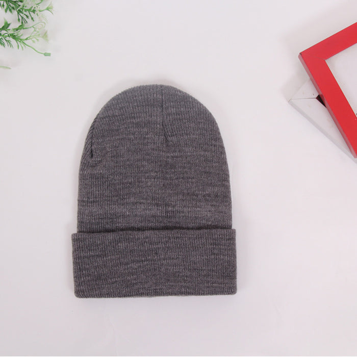 Wholesale Acrylic Solid Color Autumn and Winter Knitted Wool Hat JDC-FH-HWT007