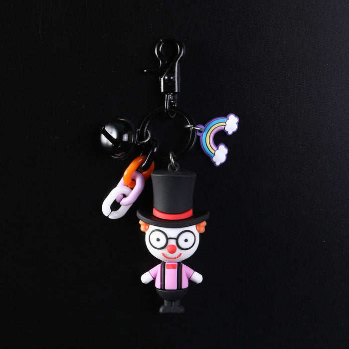 Wholesale Cute and Funny Doll Silicone Keychain JDC-KC-CYa013