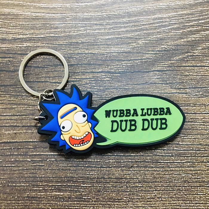 Wholesale Cartoon Anime PVC Keychain JDC-KC-Hual002