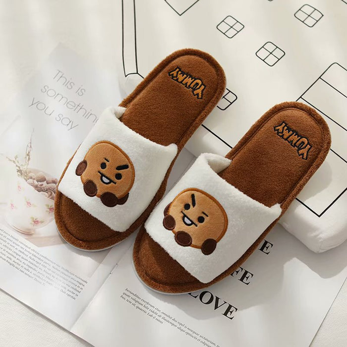 Wholesale Cartoon Home Indoor Fish Mouth Cotton Slippers JDC-SP-FangK001