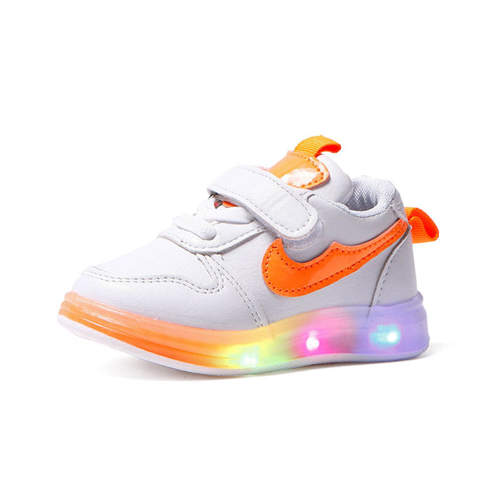 Wholesale of New Children's Luminous Shoes Men's and Women's Shoes Colorful Light Shoes Fluorescent Sparkling Girls' Lighting Shoes JDC-KS-GS008