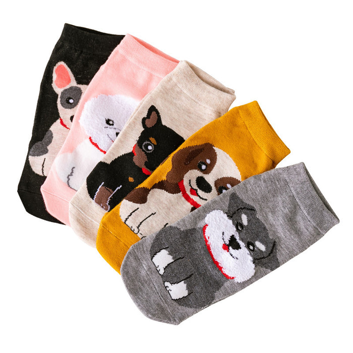 Wholesale Socks straight board boat socks cartoon cotton short socks