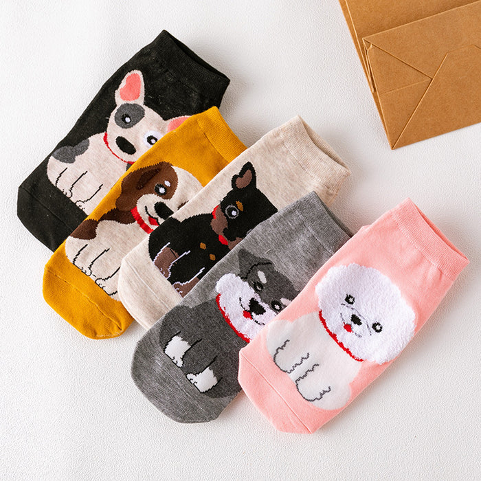 Wholesale Socks straight board boat socks cartoon cotton short socks