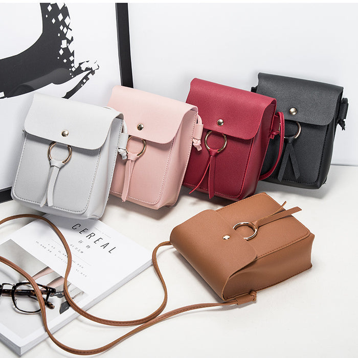 Wholesale Super Hot Crossbody Bag Summer Fashion New Double Layered Vertical Shoulder Bag Mobile Phone Bag Change Women's Bag JDC-SD-QJR004