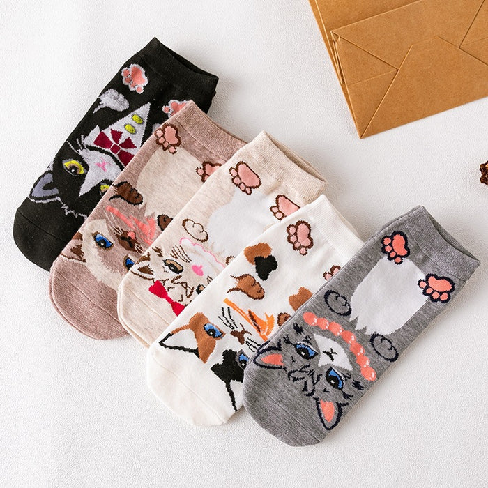 Wholesale Socks straight board boat socks cartoon cotton short socks