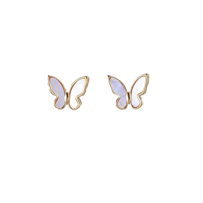 Wholesale Mini Butterfly Earrings Women's  Without Pole Ear Clip