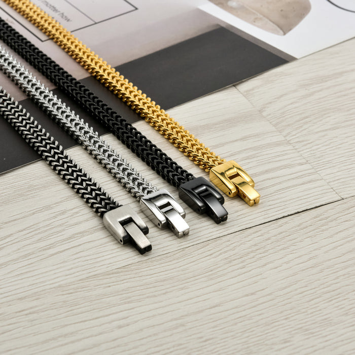 Wholesale Stainless steel bracelet, steel color titanium steel men's jewelry