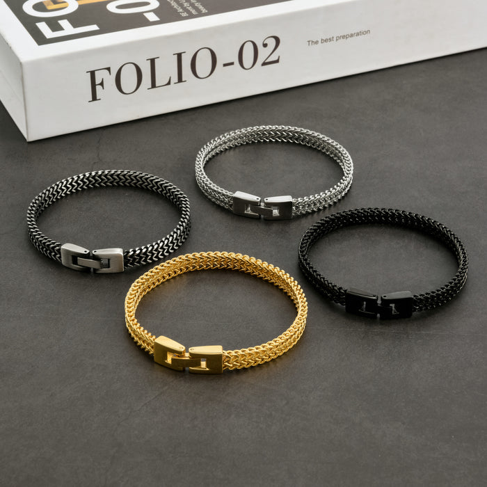 Wholesale Stainless steel bracelet, steel color titanium steel men's jewelry