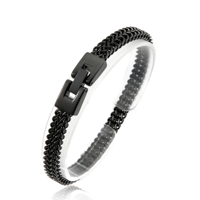 Wholesale Stainless steel bracelet, steel color titanium steel men's jewelry
