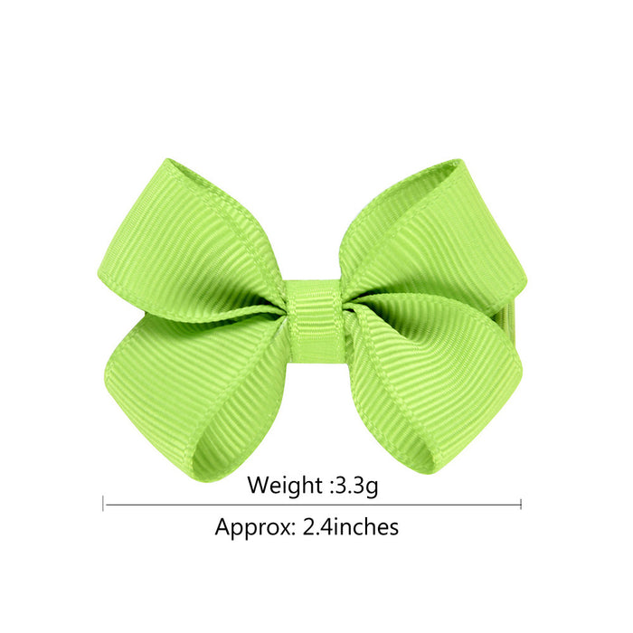 Wholesale Contrast Color Three-dimensional Twisted Leaf Bow Set JDC-HC-Xiane023