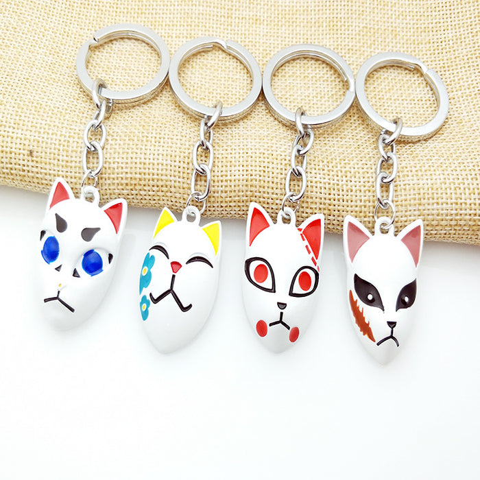 Wholesale Cartoon Mask Keychain Charm