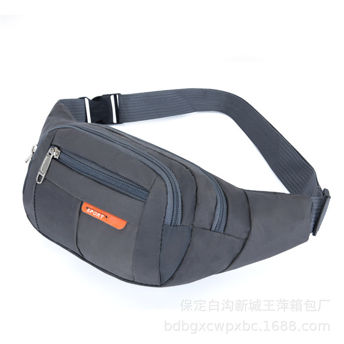 Wholesale Sports Waist Bag Casual Canvas Shoulder Crossbody Bag Outdoor Waterproof Chest Bag